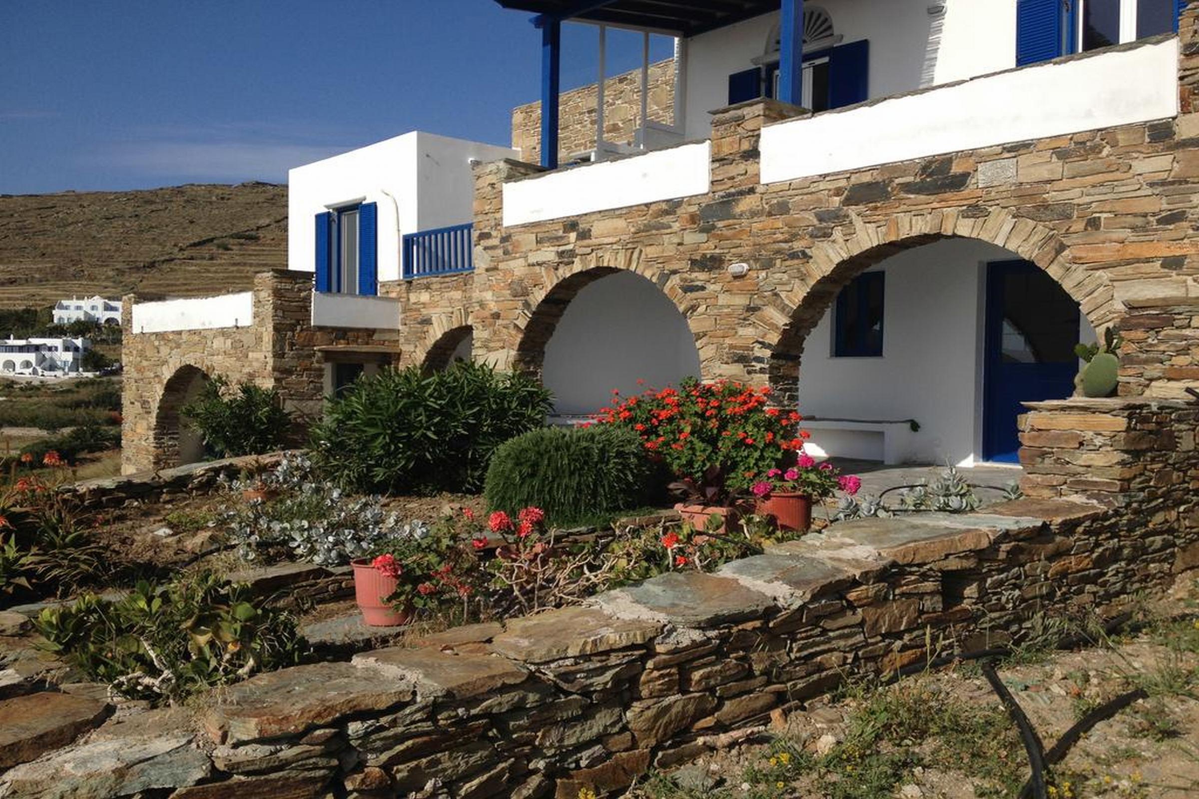 Stavros Bay Villa Tinos Bagian luar foto