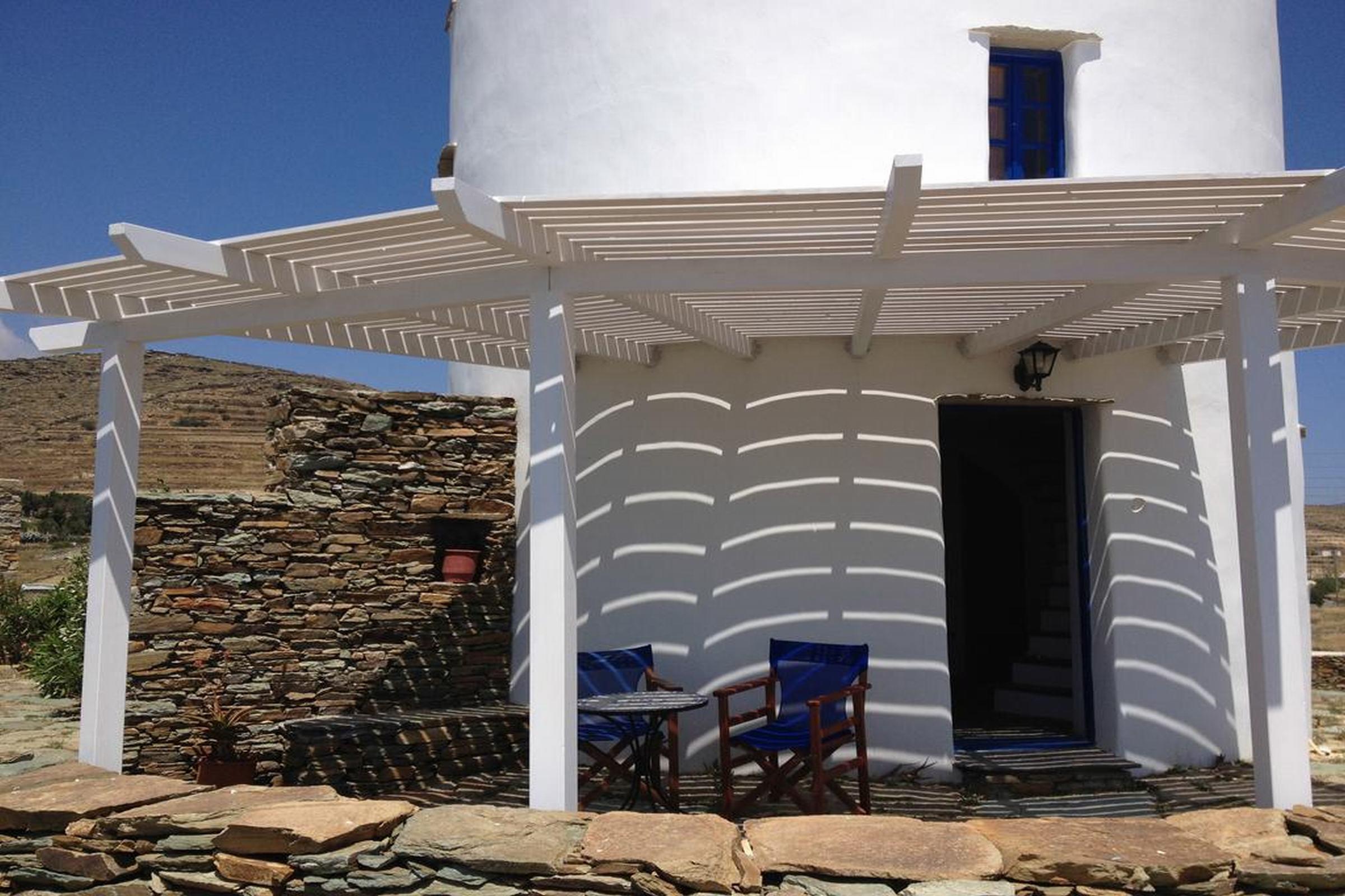 Stavros Bay Villa Tinos Bagian luar foto