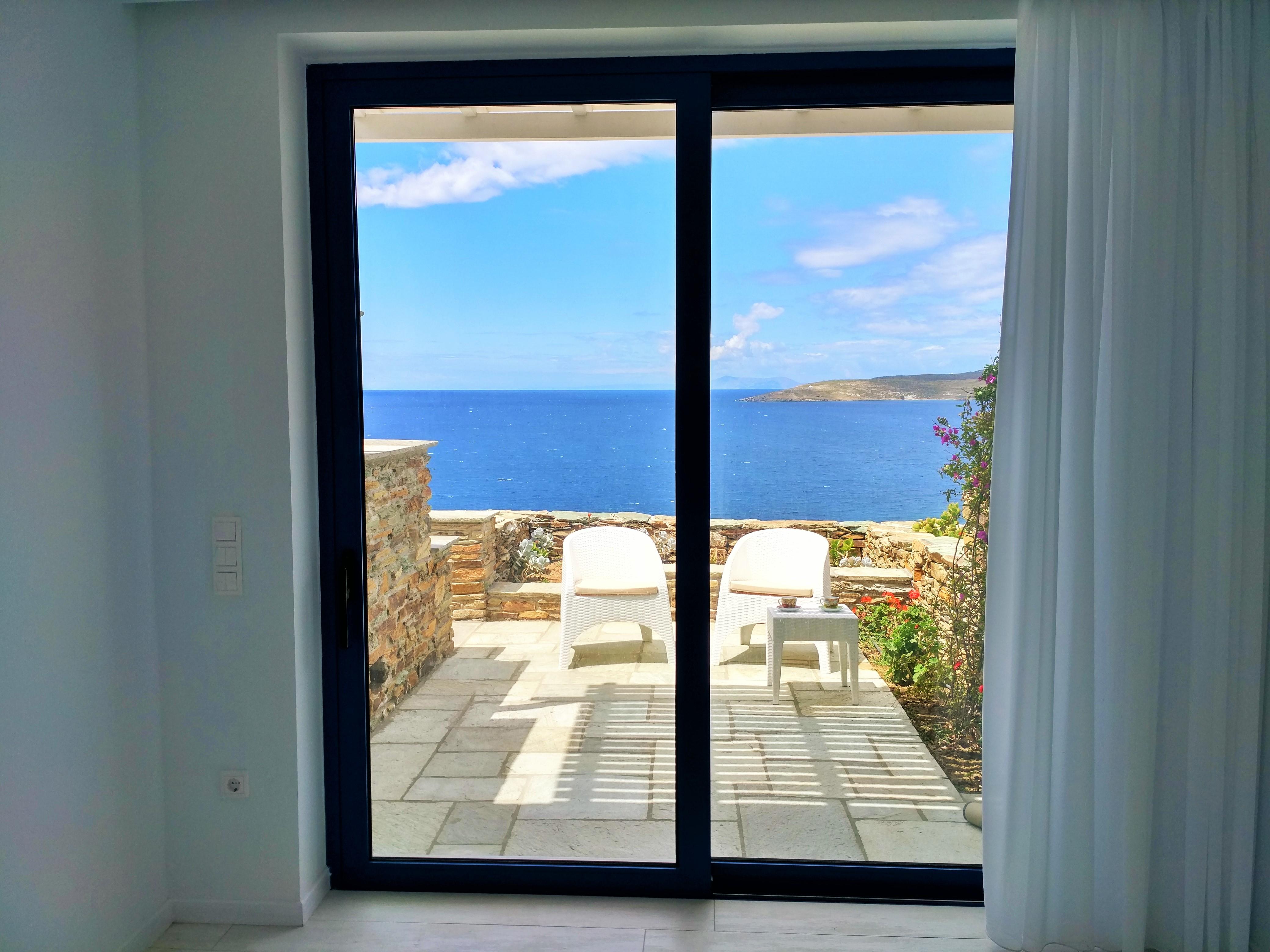 Stavros Bay Villa Tinos Bagian luar foto