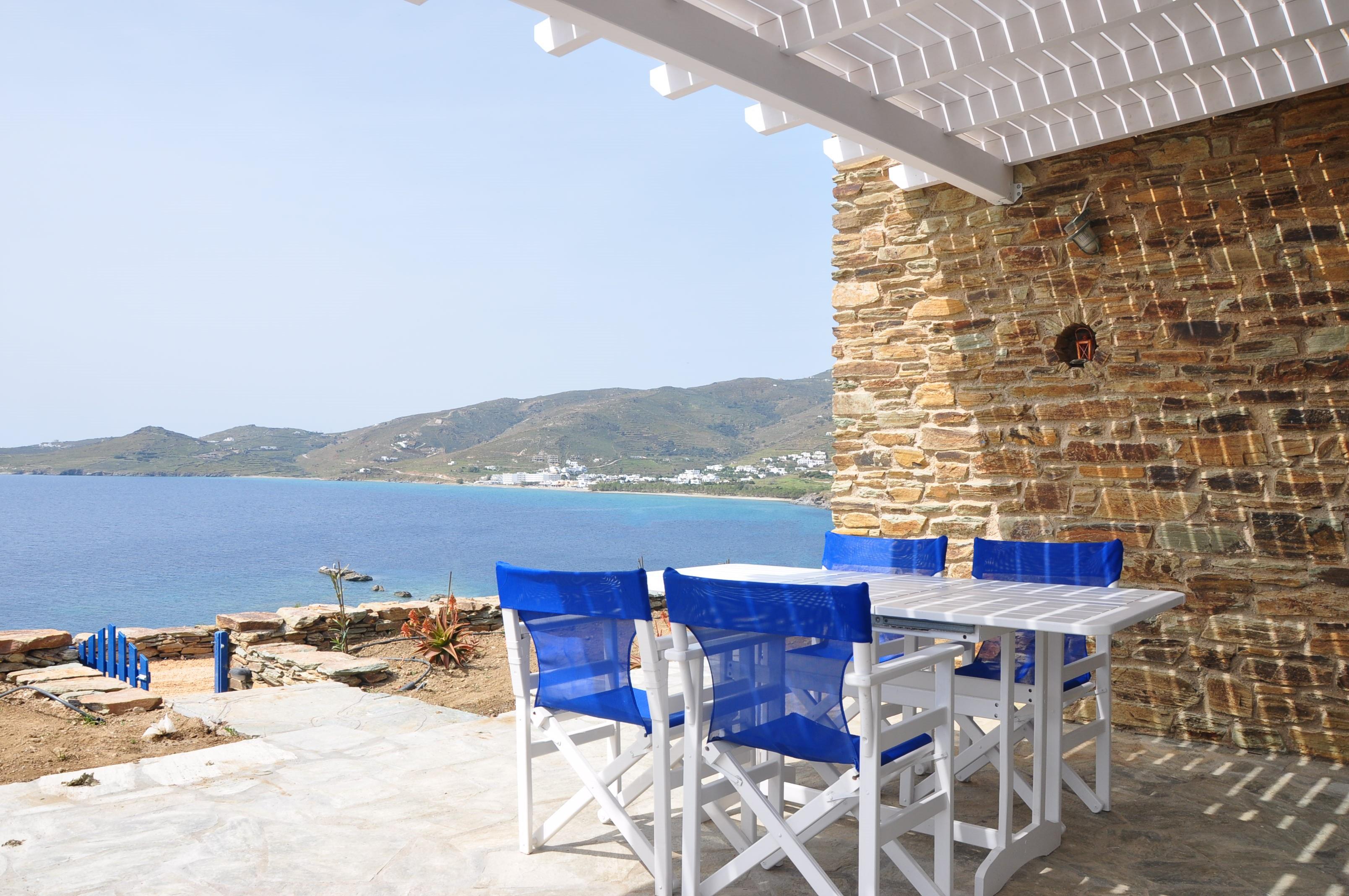 Stavros Bay Villa Tinos Bagian luar foto