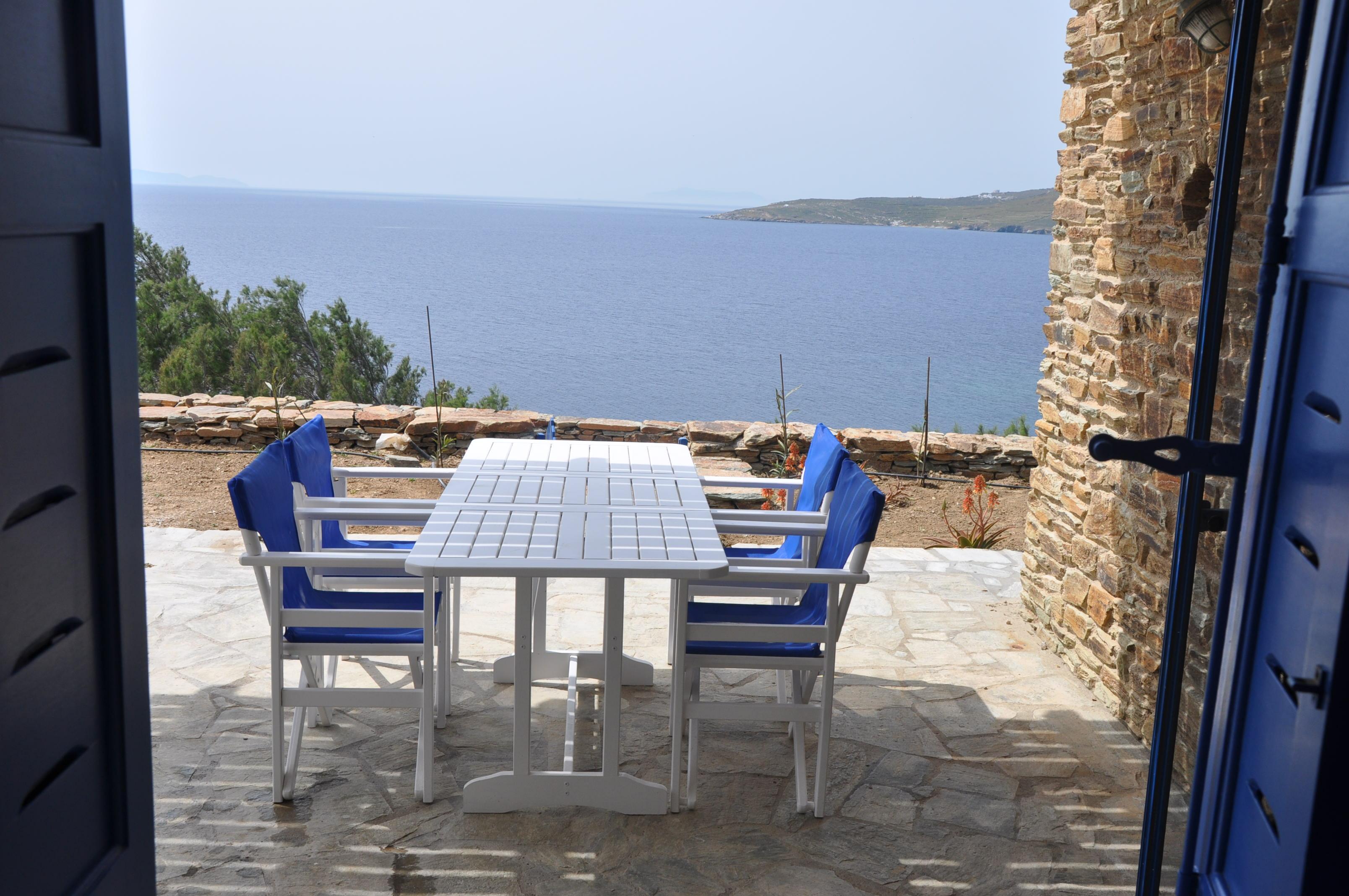 Stavros Bay Villa Tinos Bagian luar foto