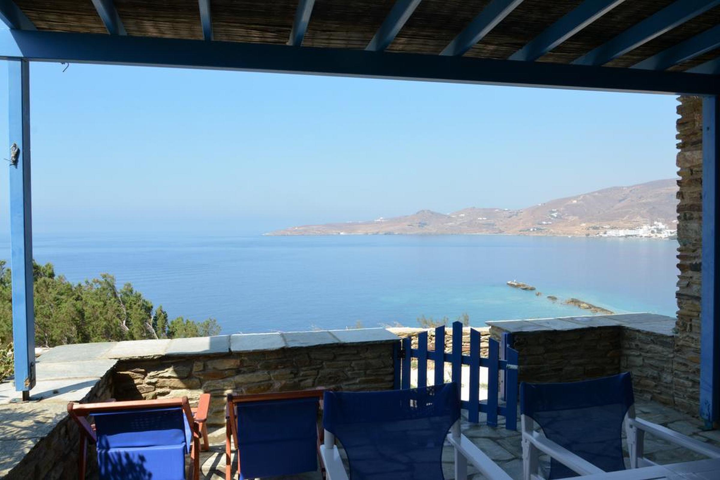 Stavros Bay Villa Tinos Bagian luar foto