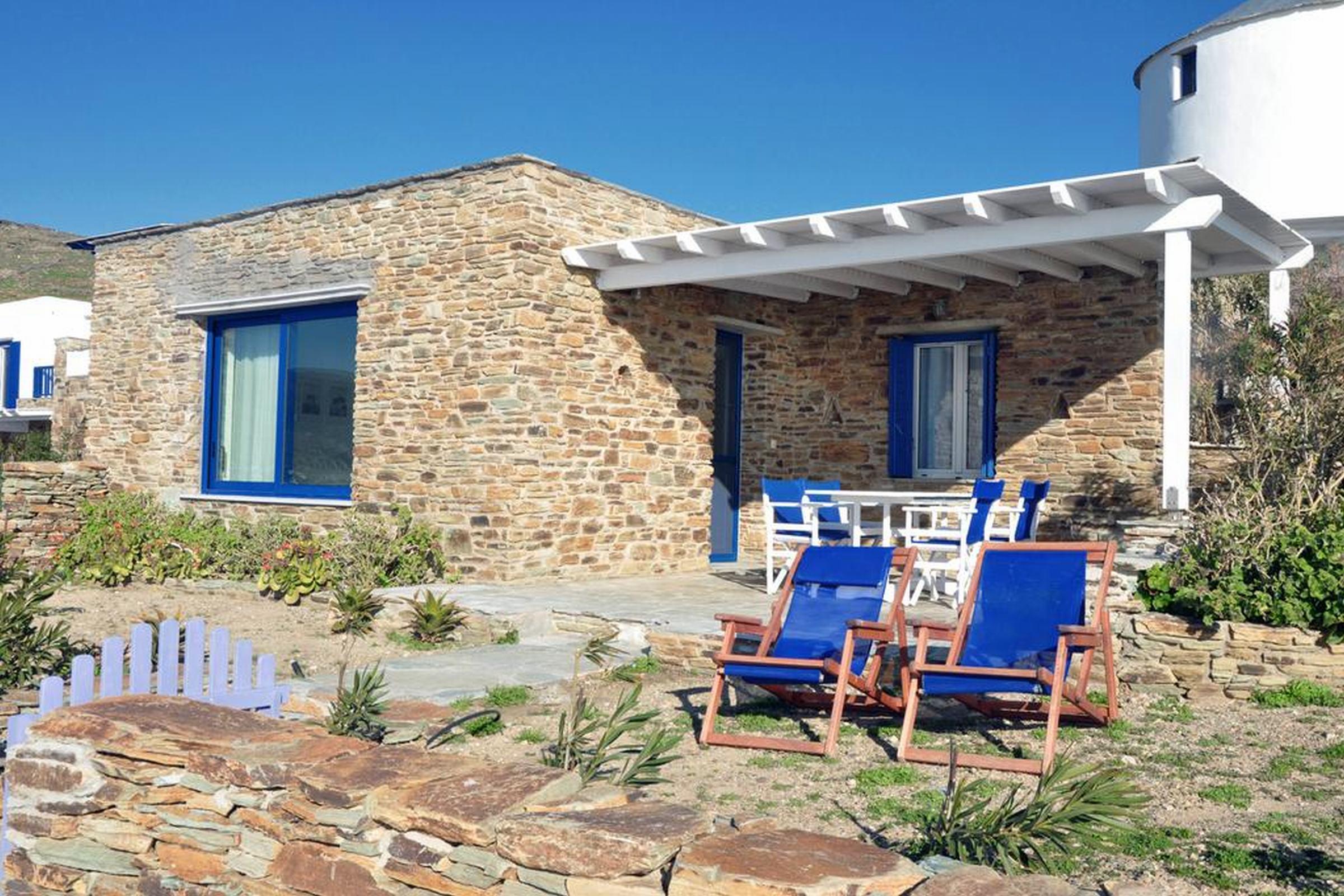 Stavros Bay Villa Tinos Bagian luar foto