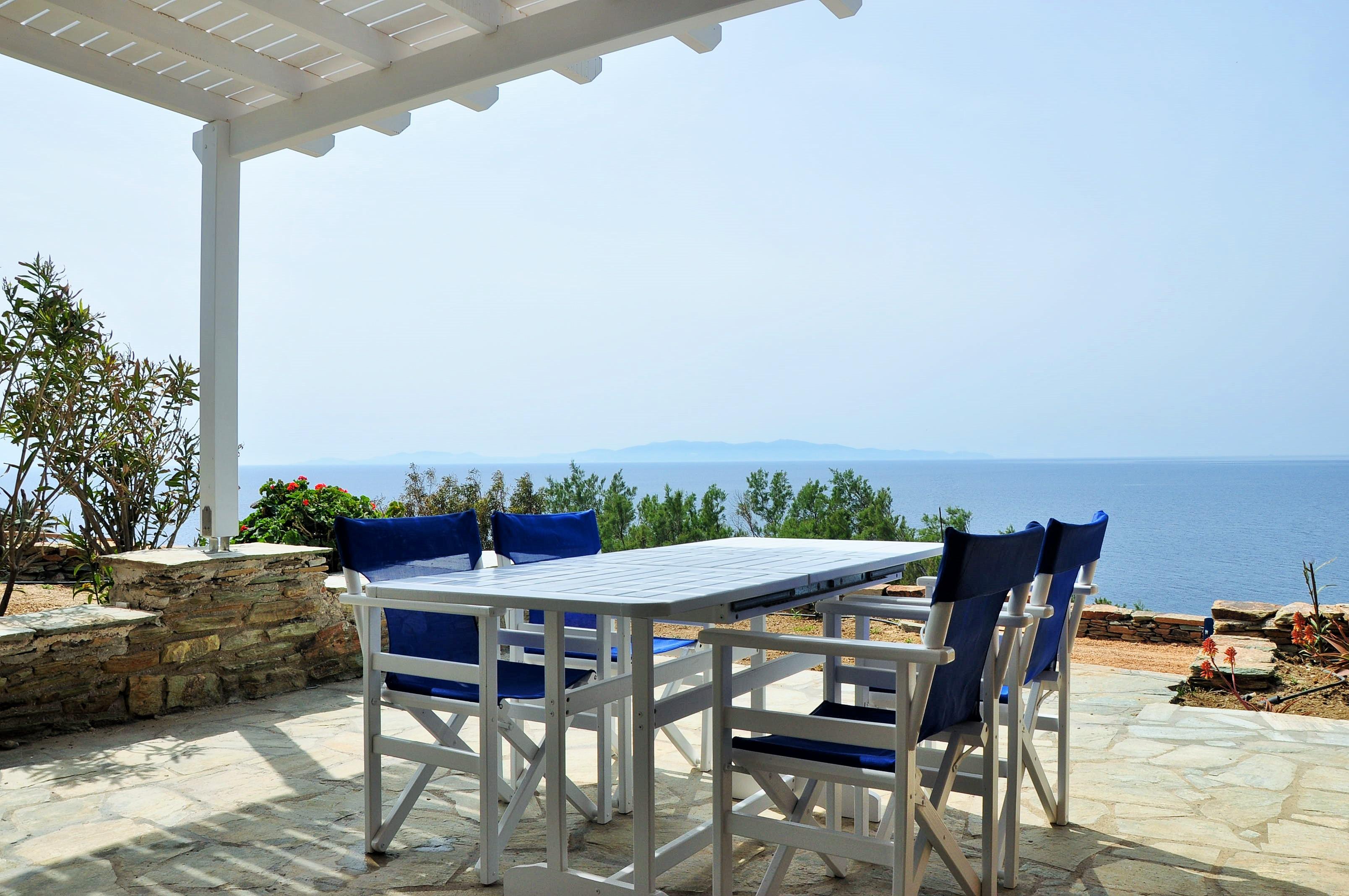 Stavros Bay Villa Tinos Bagian luar foto