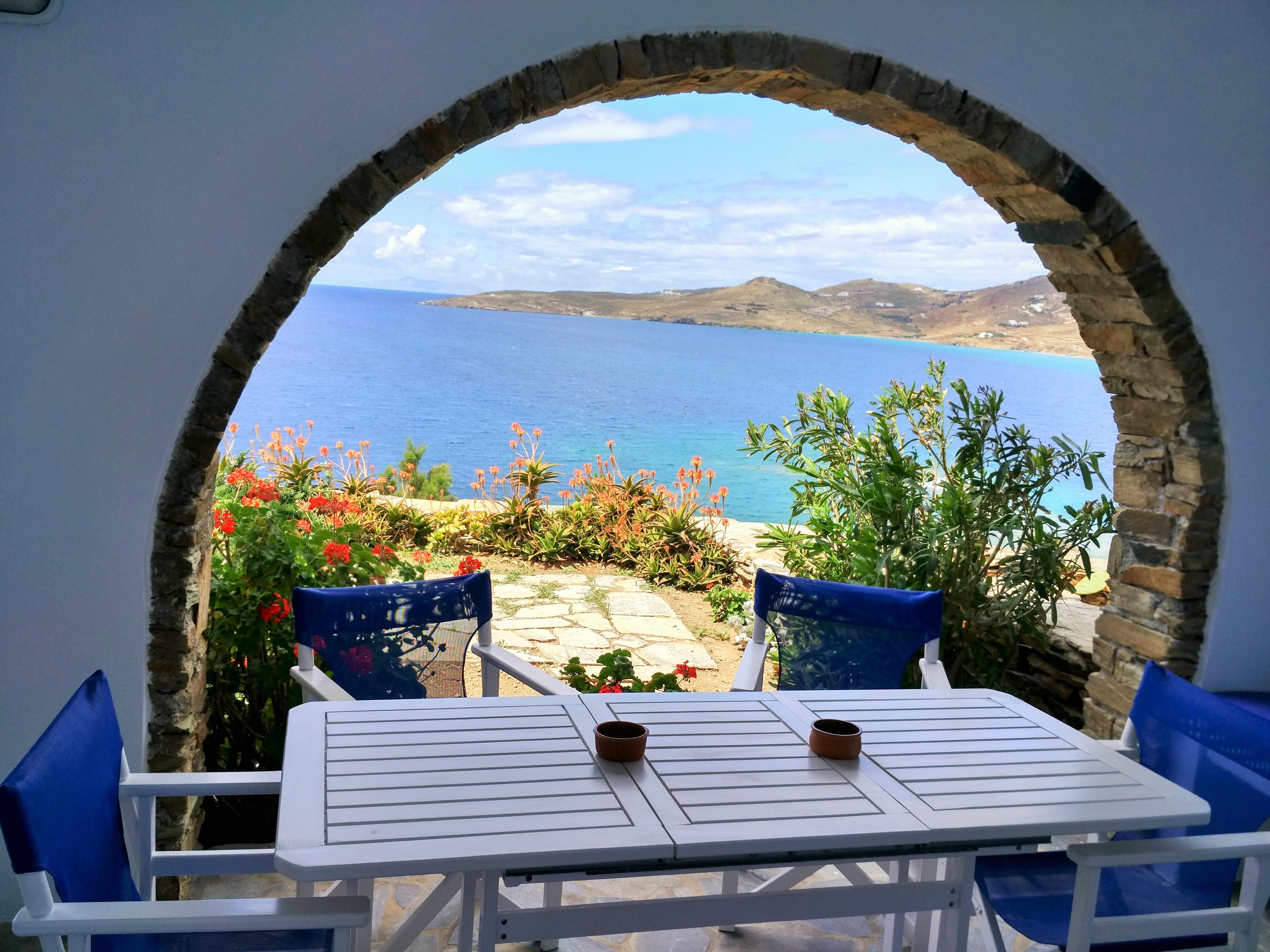 Stavros Bay Villa Tinos Bagian luar foto
