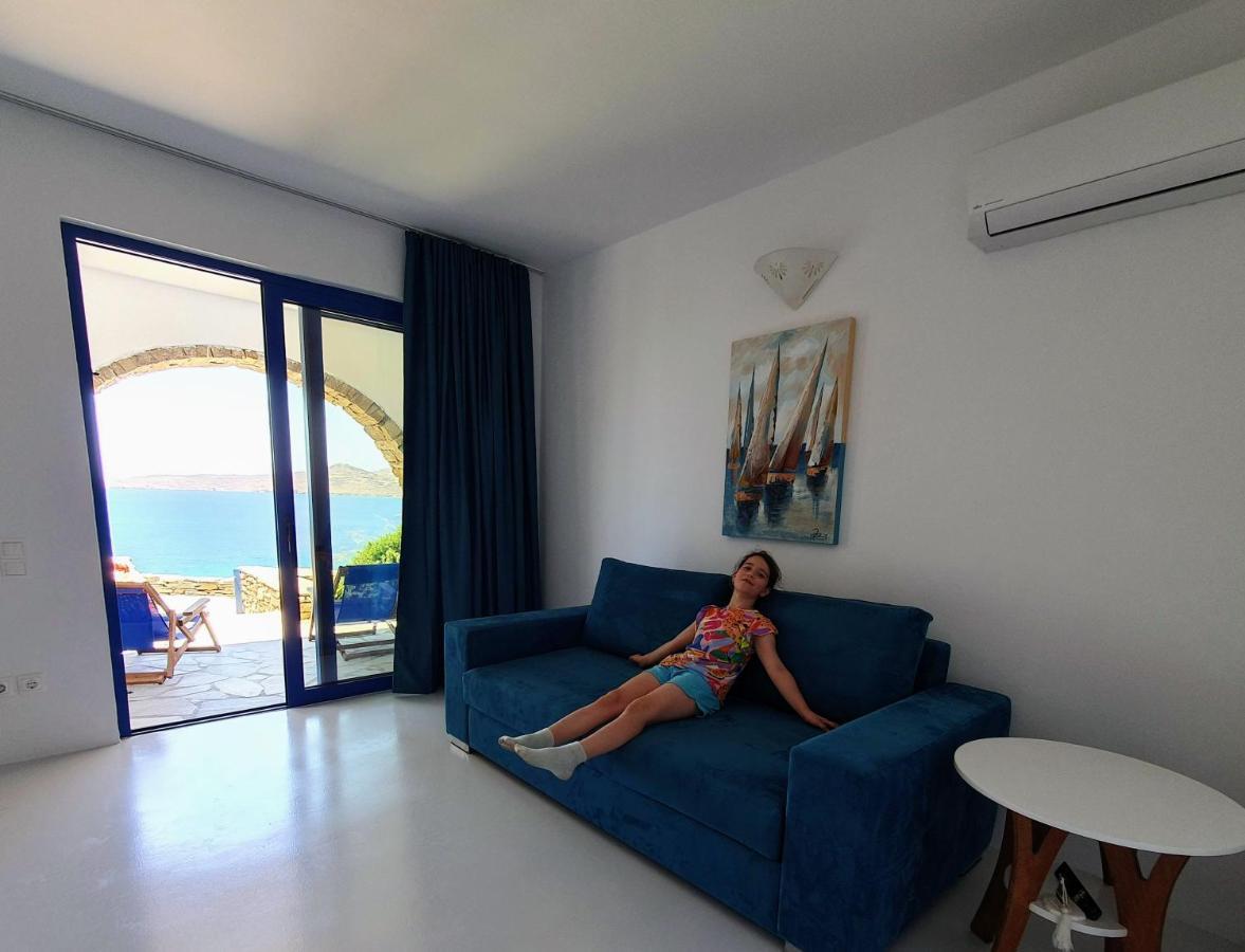 Stavros Bay Villa Tinos Bagian luar foto