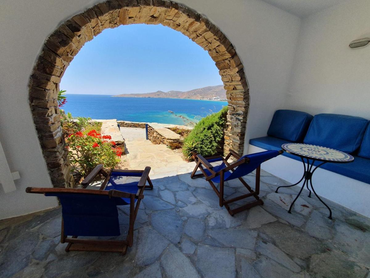 Stavros Bay Villa Tinos Bagian luar foto