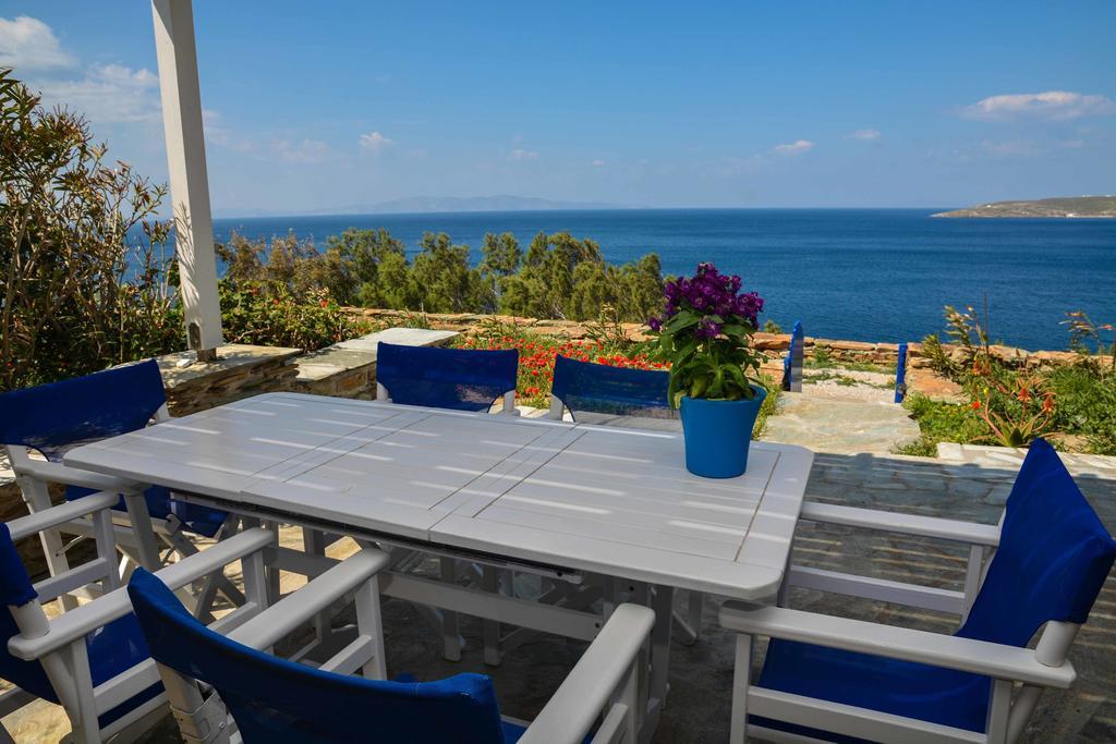 Stavros Bay Villa Tinos Bagian luar foto