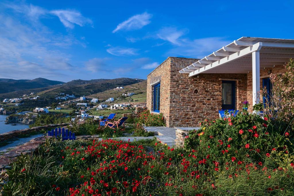 Stavros Bay Villa Tinos Bagian luar foto