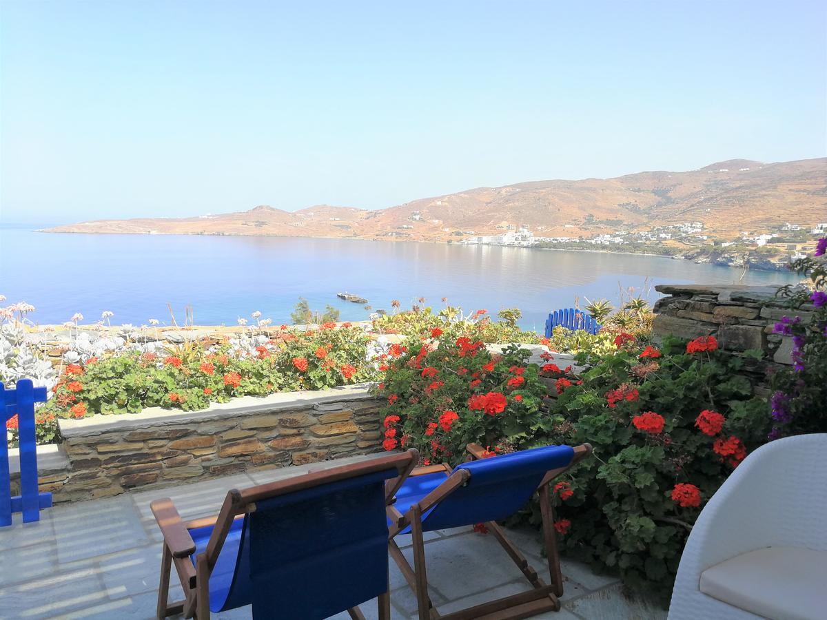Stavros Bay Villa Tinos Bagian luar foto