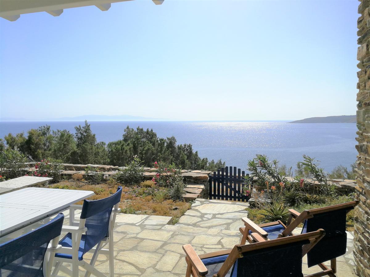 Stavros Bay Villa Tinos Bagian luar foto