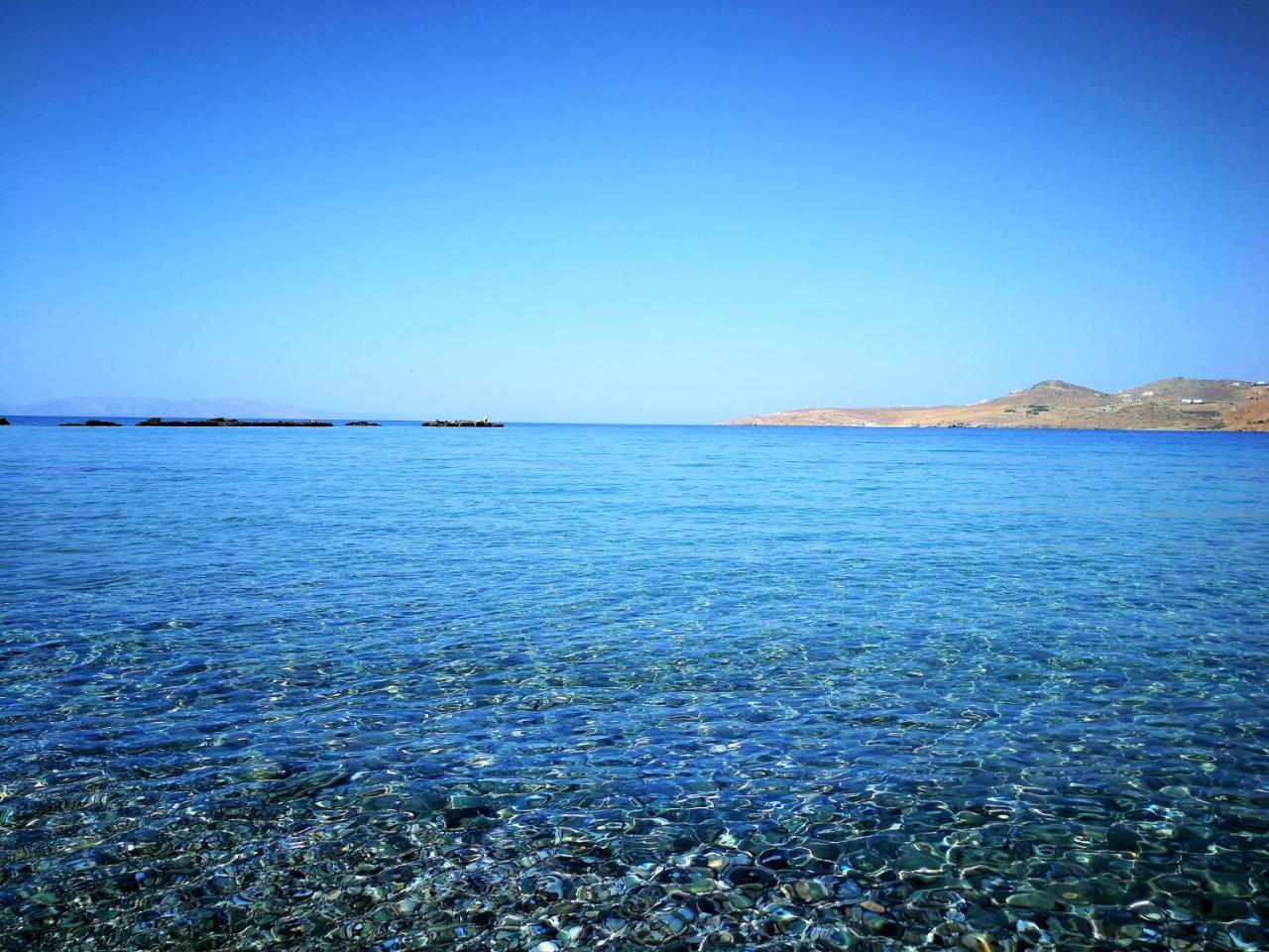 Stavros Bay Villa Tinos Bagian luar foto