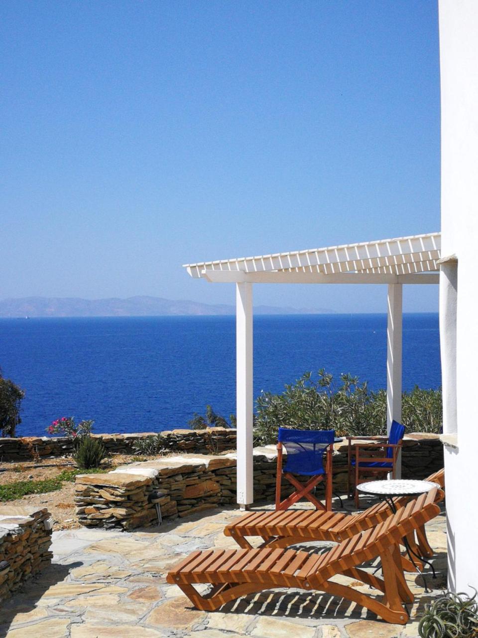 Stavros Bay Villa Tinos Bagian luar foto