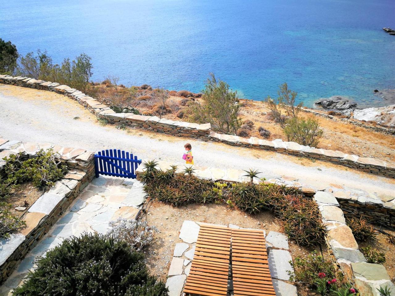 Stavros Bay Villa Tinos Bagian luar foto
