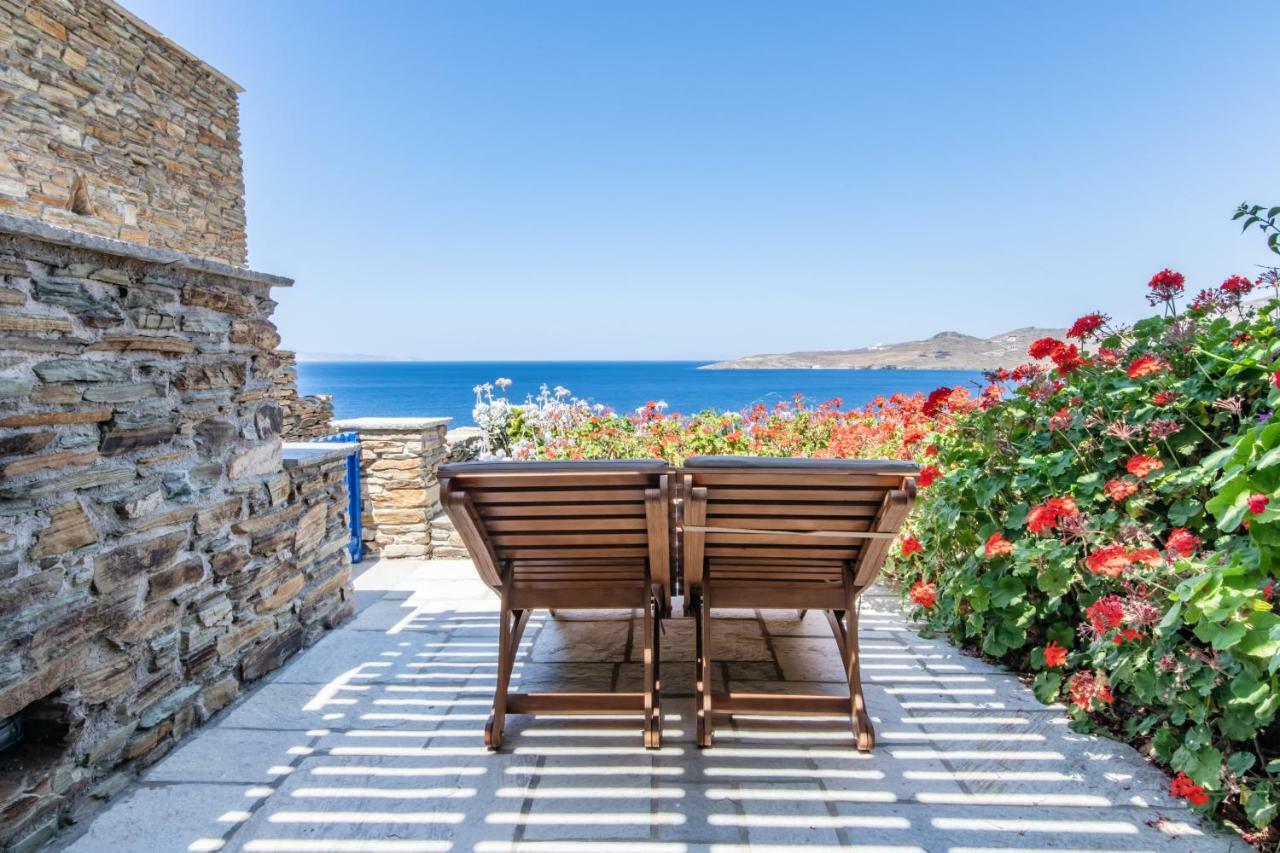 Stavros Bay Villa Tinos Bagian luar foto